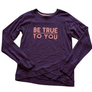 Athleta Girl XL(14) sweatshirt Be True To You
